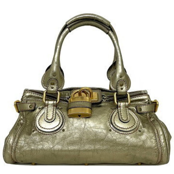 Chloe Paddington Handbag Boston bag lock zipper - Picture 1 of 9